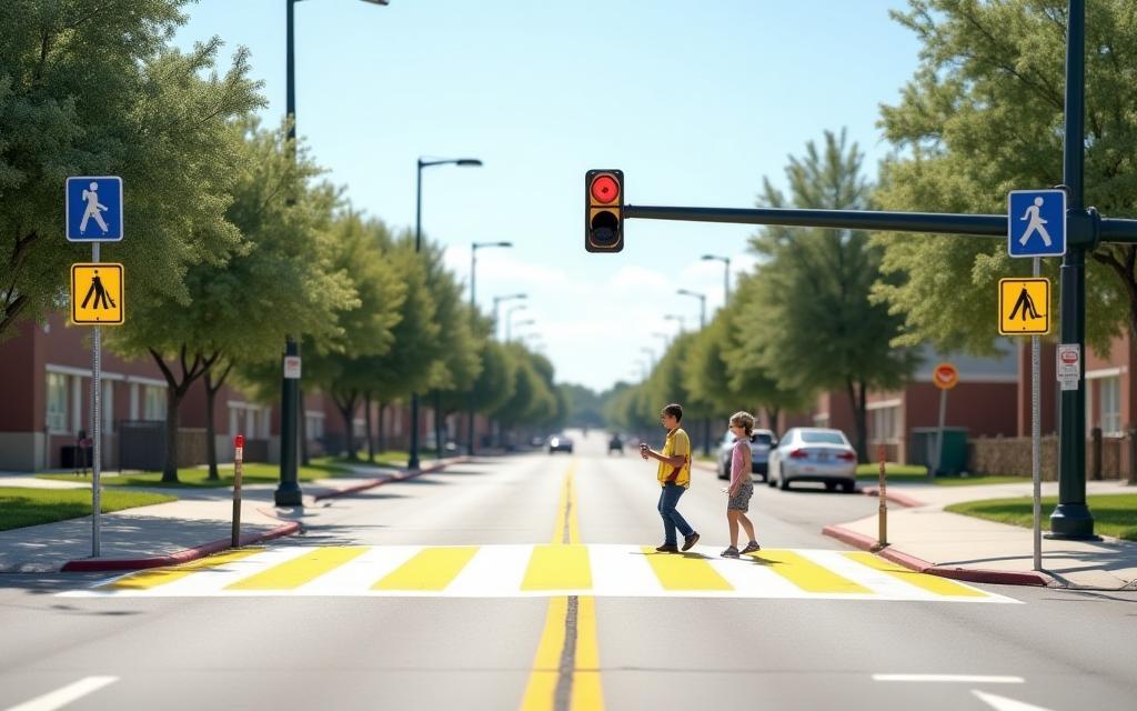 Plano school-zone safety upgrade