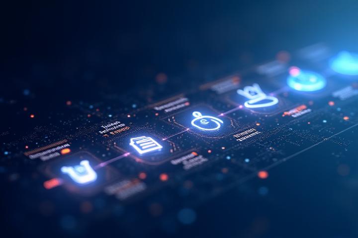 Complex process diagram illustrating the stages of crypto launchpad simulator development, from conceptualization to deployment, with nodes for security audits and real-time market integration.