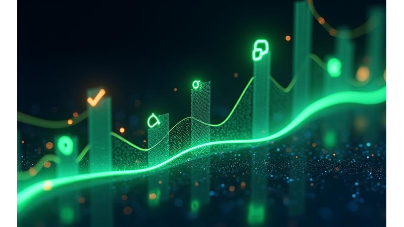 Interactive timeline showing key crypto investment milestones and predictive accuracy highlights.